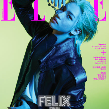 STRAY KIDS FELIX ITZY YEJI COVER ELLE MAGAZINE 2023 MAY ISSUE - COKODIVE