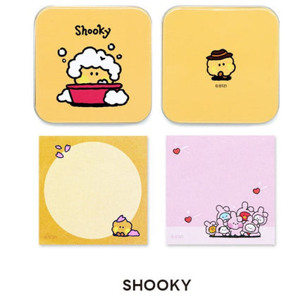 BT21 MININI TIN CASE MEMO PAD - COKODIVE