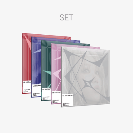 LE SSERAFIM - CRAZY 4TH MINI ALBUM COMPACT VER SET