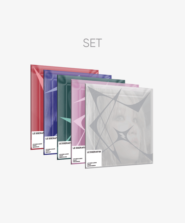 LE SSERAFIM - CRAZY 4TH MINI ALBUM COMPACT VER SET