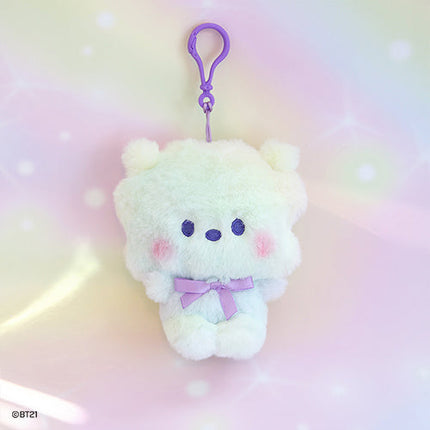 BT21 MINI RAINBOW PLUSH KEYRING - COKODIVE