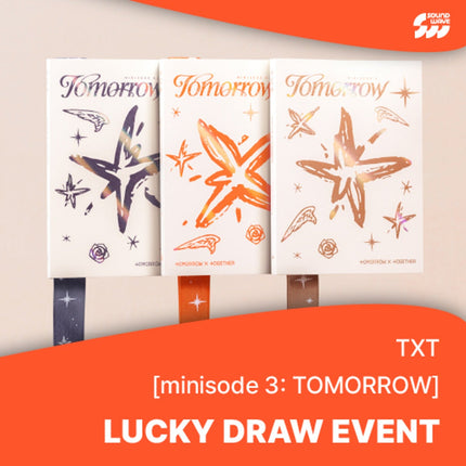 TXT - MINISODE 3 TOMORROW 6TH MINI ALBUM LUCKY DRAW EVENT SOUNDWAVE STANDARD RANDOM - COKODIVE