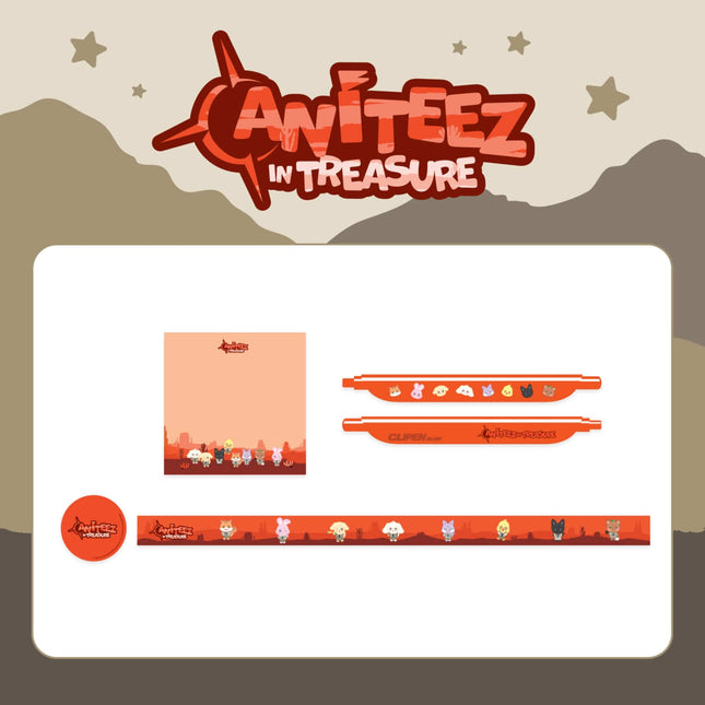 ATEEZ - ANITEEZ IN TREASURE OFFICIAL MD STATIONERY SET - COKODIVE