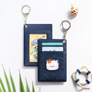 BT21 MININI LEATHER PATCH CARD HOLDER VACANCE - COKODIVE