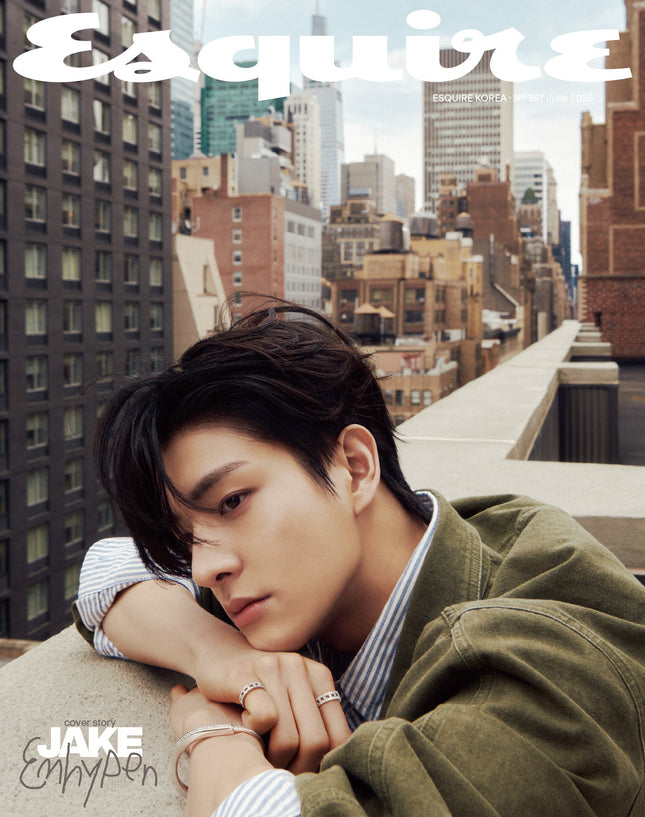 ENHYPEN JAKE & SUNGHOON - ESQUIRE MAGAZINE 2025 JUNE ISSUE COVER B - COKODIVE