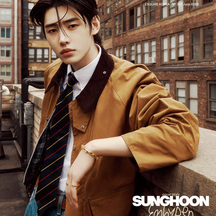 ENHYPEN JAKE & SUNGHOON - ESQUIRE MAGAZINE 2025 JUNE ISSUE COVER C - COKODIVE