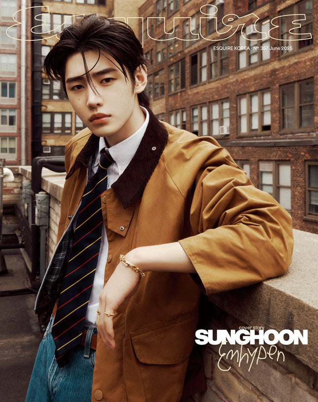ENHYPEN JAKE & SUNGHOON - ESQUIRE MAGAZINE 2025 JUNE ISSUE COVER C - COKODIVE