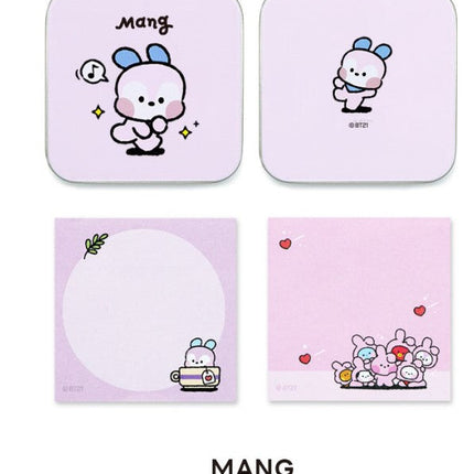 BT21 MININI TIN CASE MEMO PAD - COKODIVE