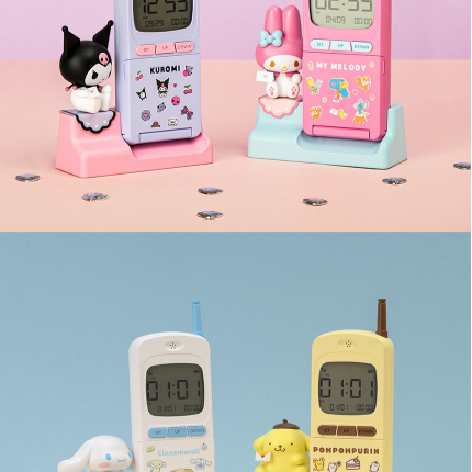 SANRIO RETRO TABLE CLOCK - COKODIVE