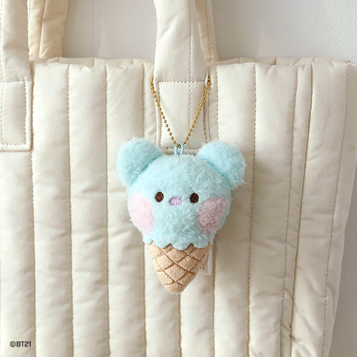 BT21 MININI ICE CREAM PLUSH KEYRING - COKODIVE