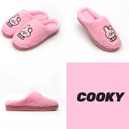 BT21 ROSA WINTER PROTECTION SLIPPERS - COKODIVE