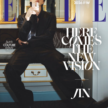 BTS JIN - ELLE MAGAZINE 2026 AUGUST ISSUE COVER A - COKODIVE