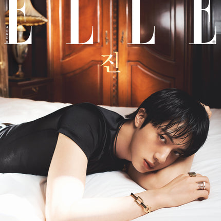 BTS JIN - ELLE MAGAZINE 2026 AUGUST ISSUE COVER B - COKODIVE