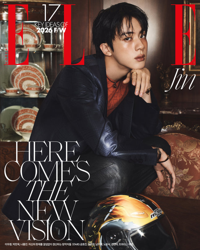BTS JIN - ELLE MAGAZINE 2026 AUGUST ISSUE COVER C - COKODIVE