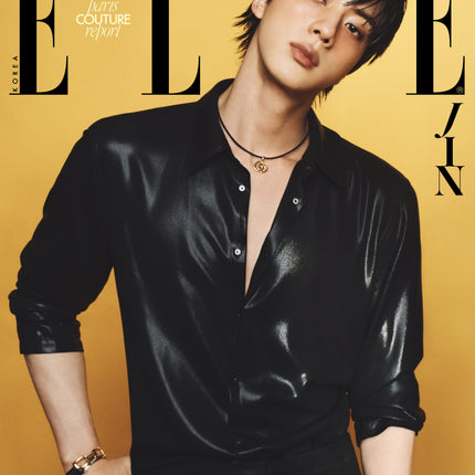 BTS JIN - ELLE MAGAZINE 2026 AUGUST ISSUE COVER F - COKODIVE