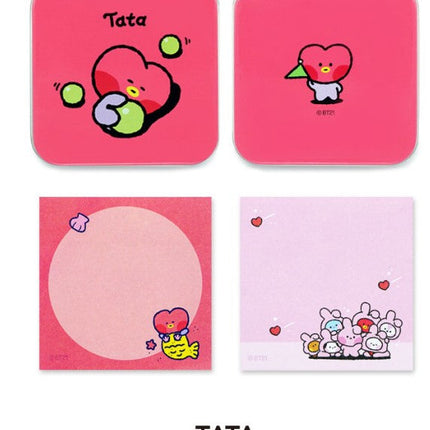 BT21 MININI TIN CASE MEMO PAD - COKODIVE