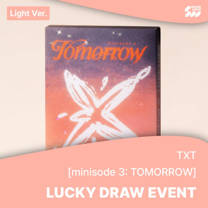 TXT - MINISODE 3 TOMORROW 6TH MINI ALBUM LUCKY DRAW EVENT SOUNDWAVE LIGHT RANDOM - COKODIVE