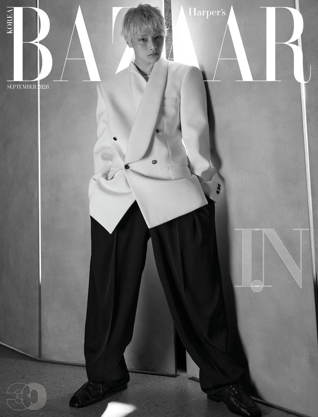 STRAY KIDS I.N - BAZAAR MAGAZINE 2026 SEPTEMBER ISSUE COVER A - COKODIVE