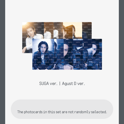 SUGA - AGUST D TOUR D-DAY OFFICIAL MD - COKODIVE