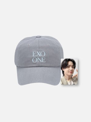 EXO - FAN MEETING : ONE OFFICIAL MD BALL CAP + PHOTO CARD SET - COKODIVE