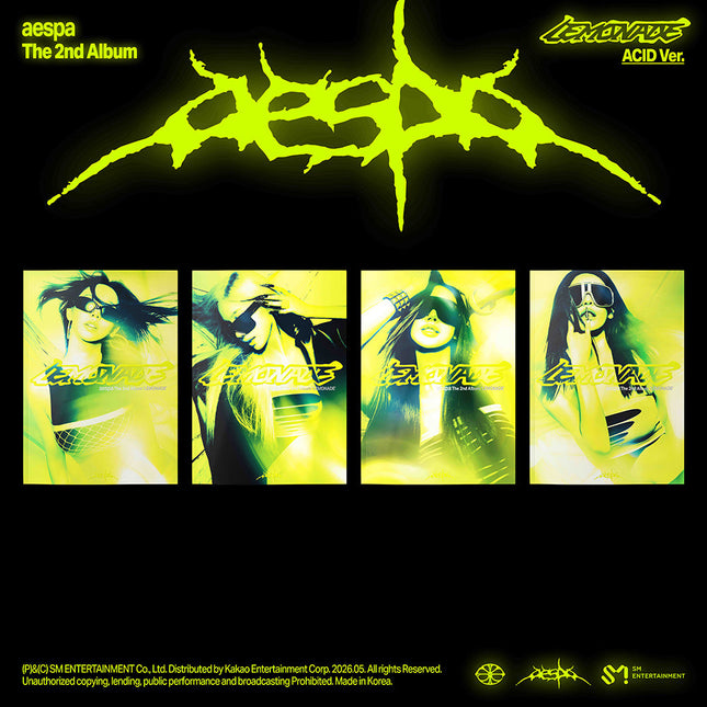 AESPA - LEMONADE 2ND ALBUM ACID VER SET 529 - COKODIVE