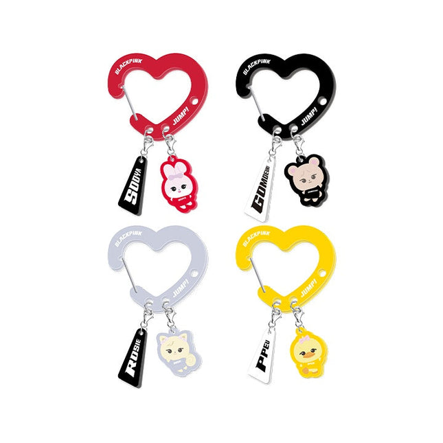 BLACKPINK - JUMP OFFICIAL MD CHARACTER ACRYLIC CARABINER KEYRING - COKODIVE