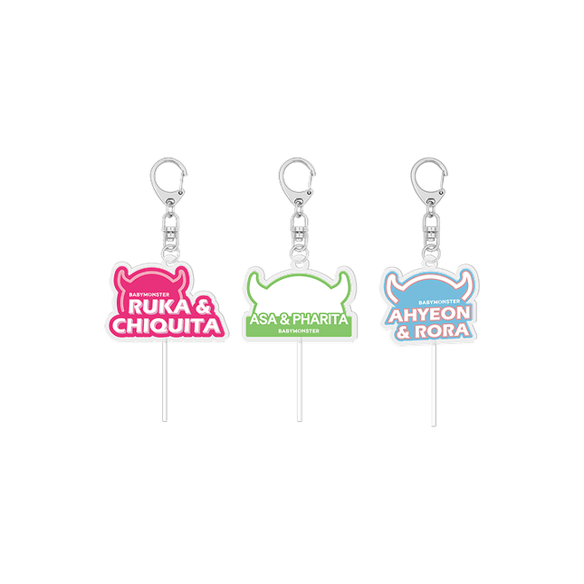 BABYMONSTER - BMHOUSE OFFICIAL MD ACRYLIC KEYRING SET - COKODIVE