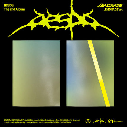 AESPA - LEMONADE 2ND ALBUM TOWER RECORD GIFT LEMONADE VER RANDOM - COKODIVE