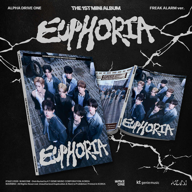ALPHA DRIVE ONE - EUPHORIA 1ST MINI ALBUM FREAK ALARM VER - COKODIVE