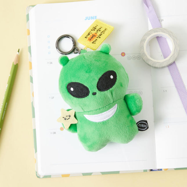 ALIEN INVASION LAZY WAGG MINI KEYRING - COKODIVE