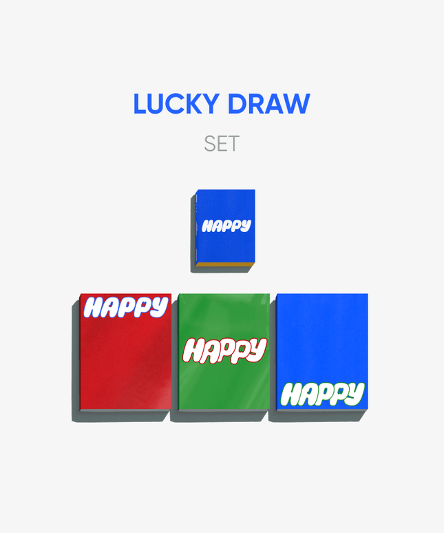 BTS JIN - HAPPY 1ST SOLO ALBUM WEVERSE LUCKY DRAW EVENT PHOTOBOOK SET + WEVERSE ALBUMS VER - COKODIVE