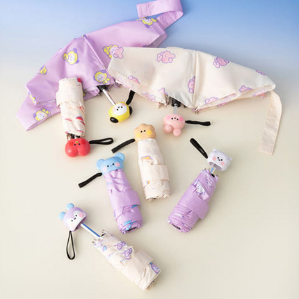 BT21 - MININI RAINY DAY FOLDING UMBRELLA - COKODIVE