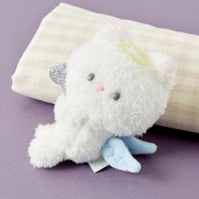 ANGEL CAT PLUSH KEYRING - COKODIVE