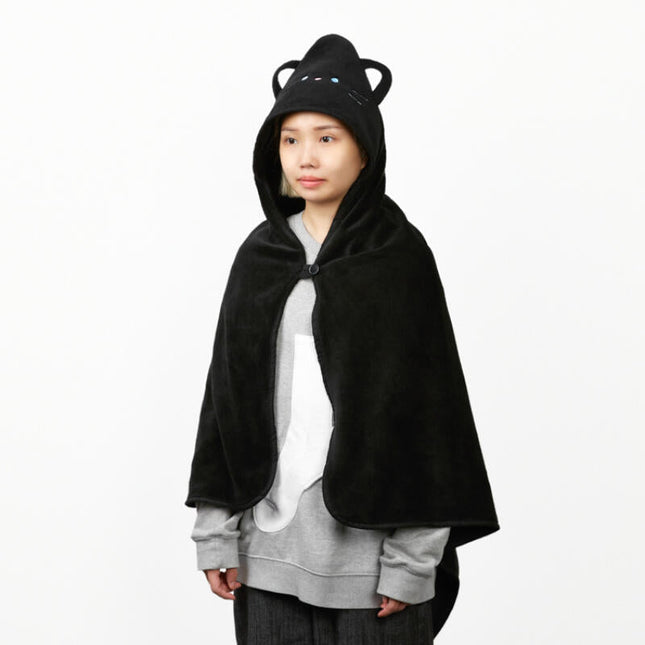 ANIMAL CAT LAP BLANKET BLACK - COKODIVE