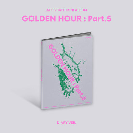 ATEEZ - GOLDEN HOUR : PART.5 14TH MINI ALBUM APPLEMUSIC GIFT STANDARD DIARY VER
