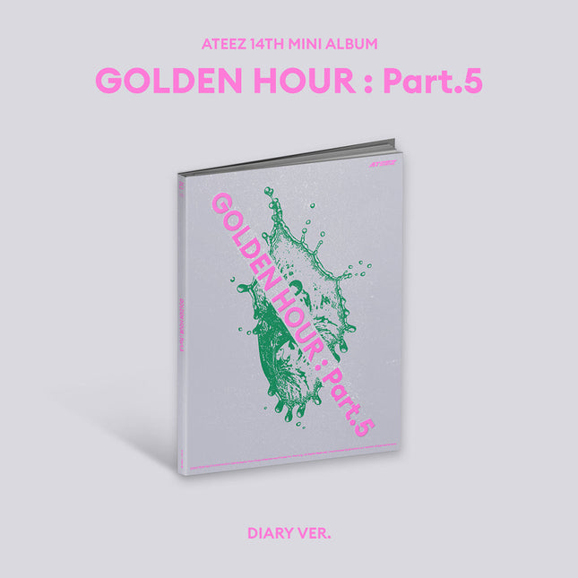 ATEEZ - GOLDEN HOUR : PART.5 14TH MINI ALBUM APPLEMUSIC GIFT STANDARD DIARY VER