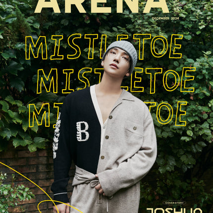 SEVENTEEN JOSHUA - ARENA HOMME MAGAZINE 2024 DECEMBER ISSUEE COVER B - COKODIVE