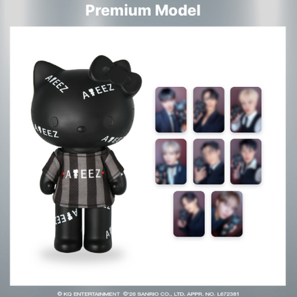 ATEEZ - ATEEZ X HELLO KITTY POP UP OFFICIAL MD ATEEZ FIGURE (WITH T-SHIRT & PHOTOCARD 8EA 1SET) - COKODIVE
