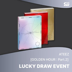 ATEEZ - GOLDEN HOUR : PART.2 11TH MINI ALBUM SOUNDWAVE LUCKY DRAW EVENT PHOTOBOOK SET - COKODIVE