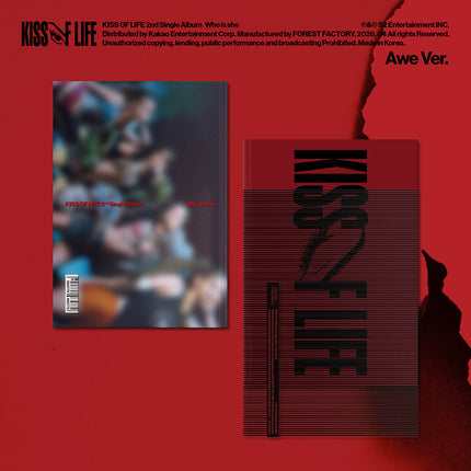 KISS OF LIFE - WHO IS SHE 2ND SINGLE ALBUM MAKESTAR GIFT AWE VER - COKODIVE