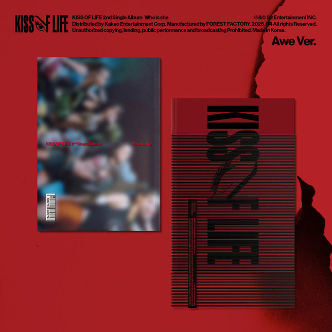 KISS OF LIFE - WHO IS SHE 2ND SINGLE ALBUM MAKESTAR GIFT AWE VER - COKODIVE