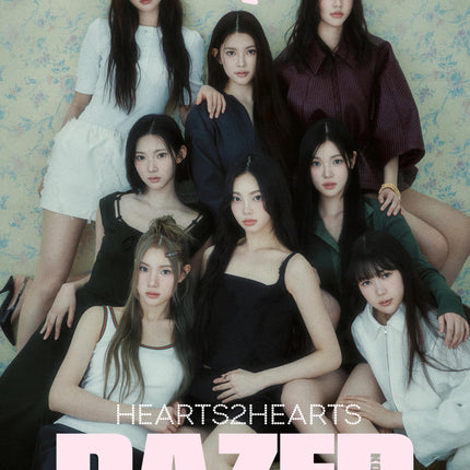 HEARTS2HEARTS - DAZED & CONFUSED KOREA MAGAZINE 2025 GIRL EDITION A COVER - COKODIVE