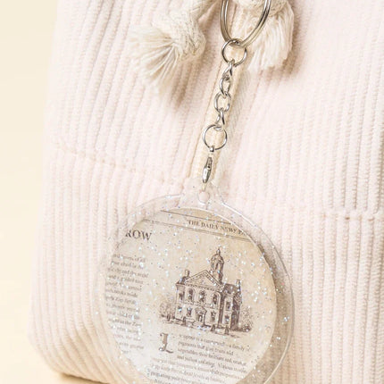 CAN BADGE GLITTER COVER KEYRING (3EA) - COKODIVE
