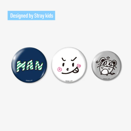 STRAY KIDS - RUN IT JAPAN WORLD TOUR OFFICIAL MD BADGE SET