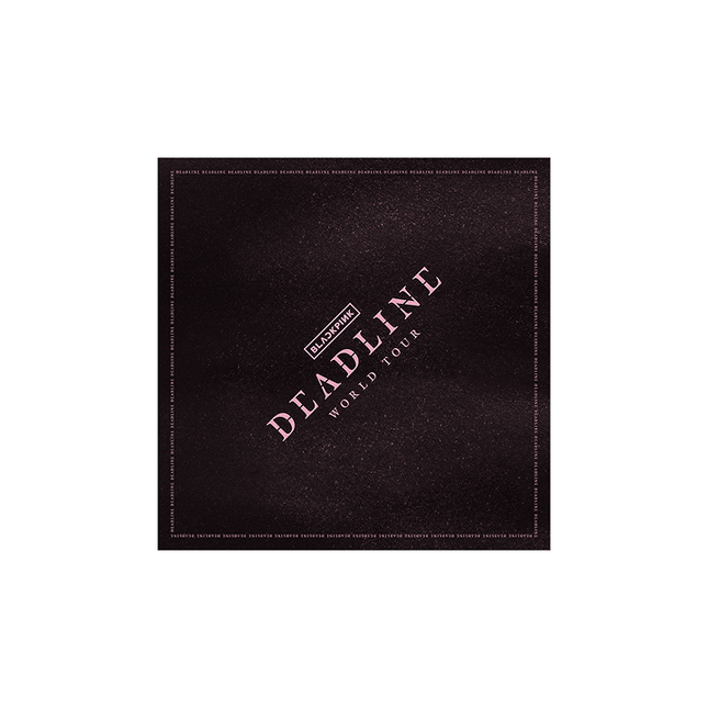 BLACKPINK - DEADLINE WORLD TOUR IN SEOUL OFFICIAL MD BANDANA - COKODIVE