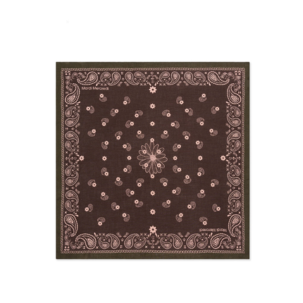 [WITH SVT JEONGHAN] BANDANA PAISLEY MARDI (BROWN) - COKODIVE
