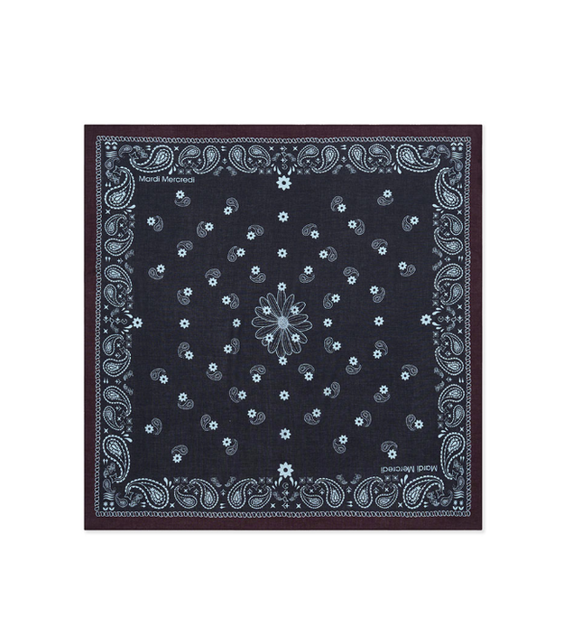 [WITH SVT JEONGHAN] BANDANA PAISLEY MARDI (NAVY)