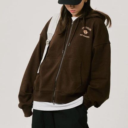 BT21 - BASIC HOODIE ZIP-UP 2024 F/W - COKODIVE