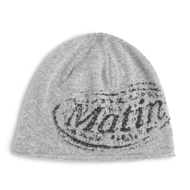 [SKZ LEE KNOW PICK] MATIN KIM MATIN STAMP BEANIE IN GREY - COKODIVE