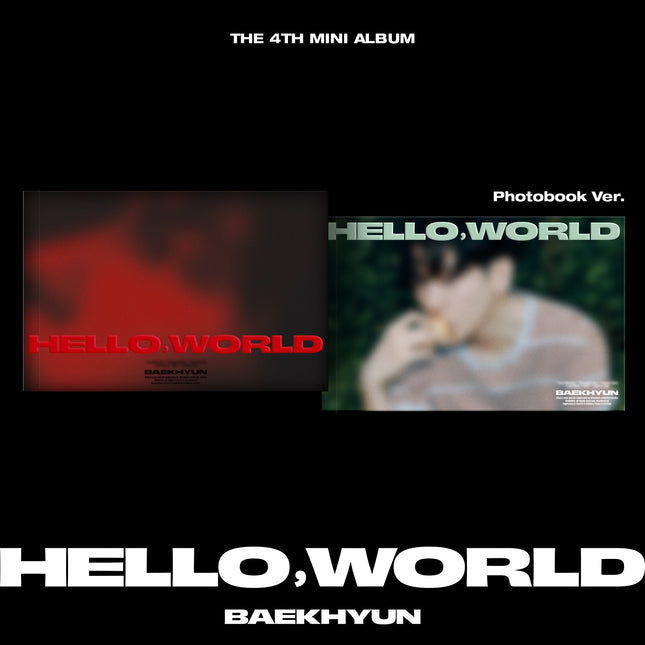 BAEKHYUN - HELLO, WORLD 4TH MINI ALBUM PHOTOBOOK SET